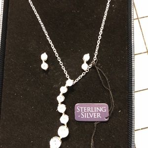 Cubit Zirconia Necklace/Earring Set in Gift Box